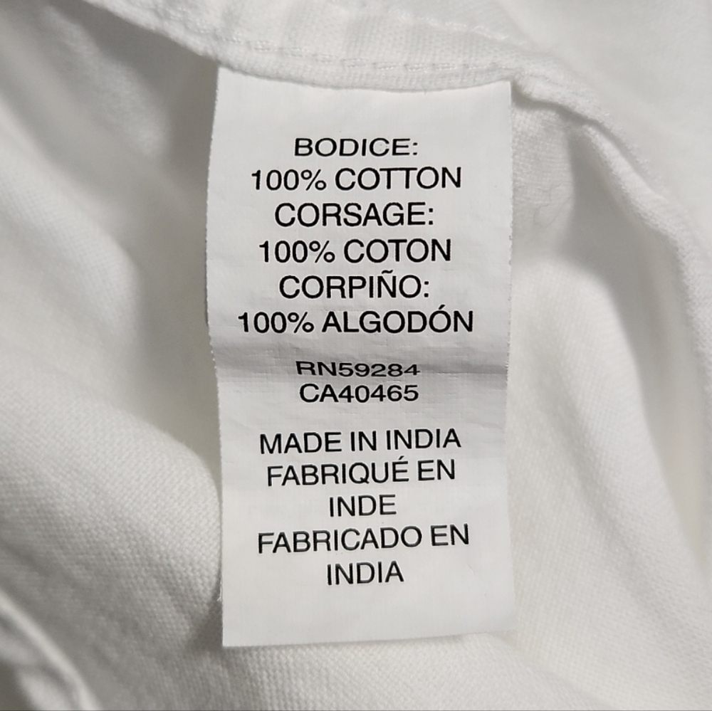 3/$15 Children's Place White Cotton Button Down Shirt, Size 10-12 ~ EUC - Picture 6 of 7